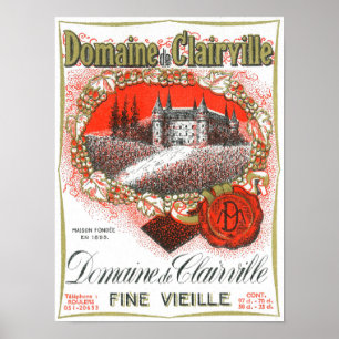 Poster Domaine De Clairville LabelEurope