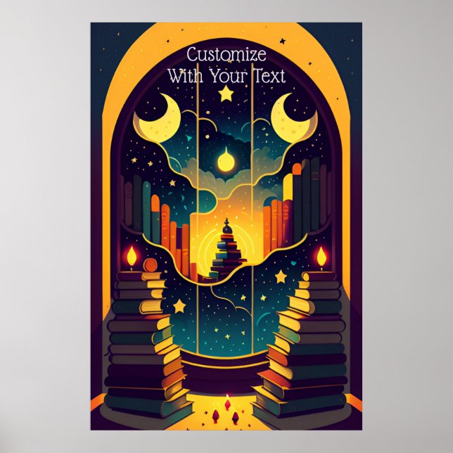 Poster Domaine Magique Des Livres (Devant)