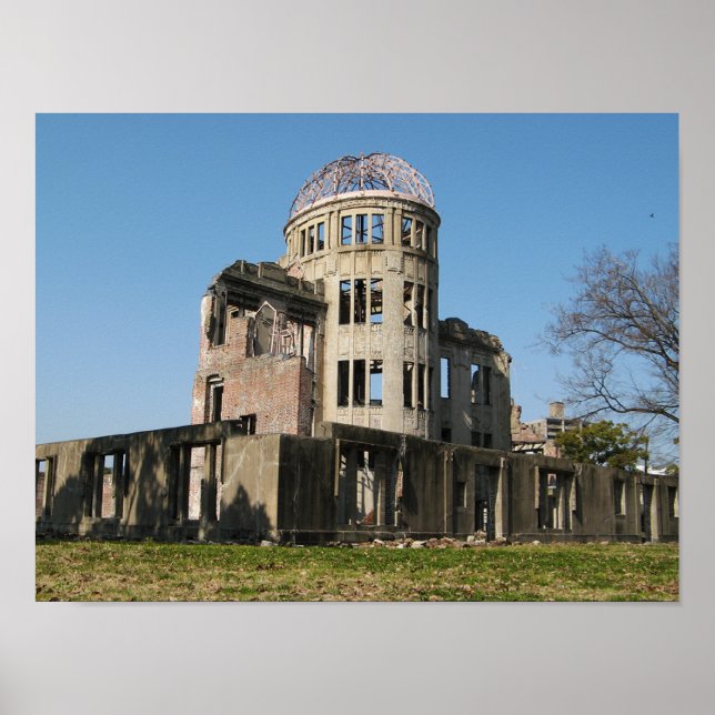 Poster Dôme de la bombe atomique, Hiroshima, Japon (Devant)
