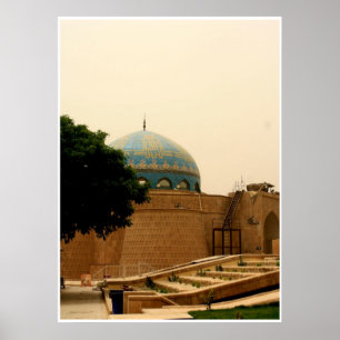 Poster Dôme d'oignon bleu, FOB Union III, Irak