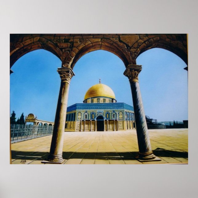 Poster Dôme du rocher (Devant)