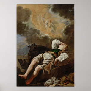 Poster Domenico Fetti Jakobs Traum von der Himmelsleiter