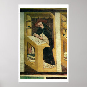 Poster Dominican Monk at his Desk, from the cycle of 'For