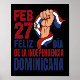 Poster Dominicana - Fête de l'Indépendance Dominicaine 1