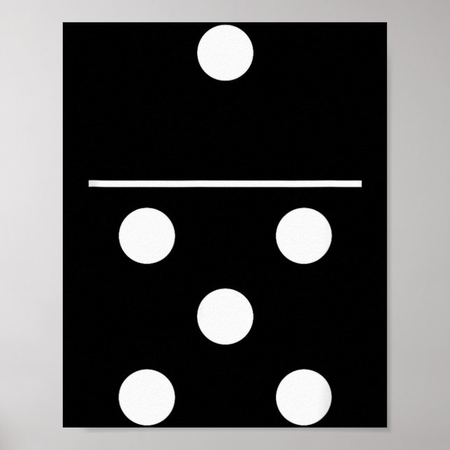 Poster Domino Game 5 1 Funny Halloween Group Costume Shir (Devant)