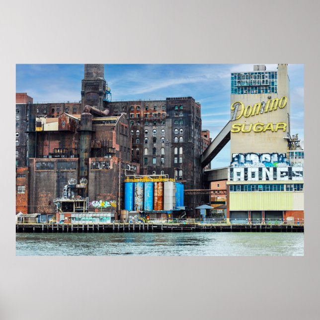 Poster Domino Sugar Factory (Devant)