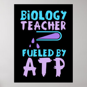Poster Don de scientifique Professeur De Biologie Alime