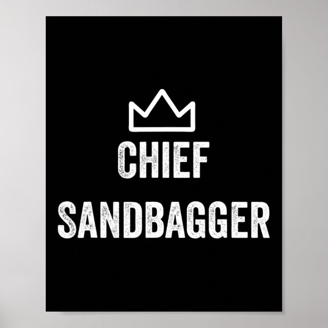 Poster Don Du Chef Sandbagger Pour Le Mème De Golf Bjj Sa (Devant)