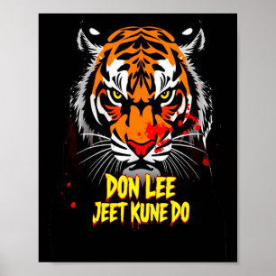 Poster Don Lee Castillo Jeet Kune Do Jkd Mélange Martial 