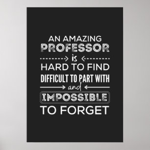 Poster Don Pour Professeur, Professeur Don