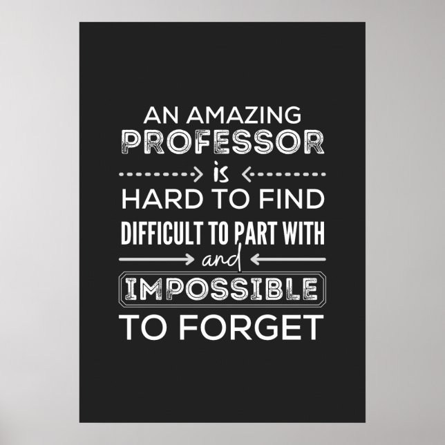 Poster Don Pour Professeur, Professeur Don (Devant)