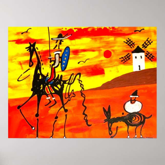 Poster Don Quixote (Vorne)