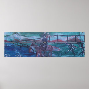 POSTER DON QUIXOTE PRIS EN FAUTE