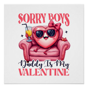 Poster Don Valentine   Papa, c'est ma Saint Valentin