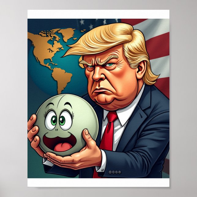 Poster Donald Trump (Devant)