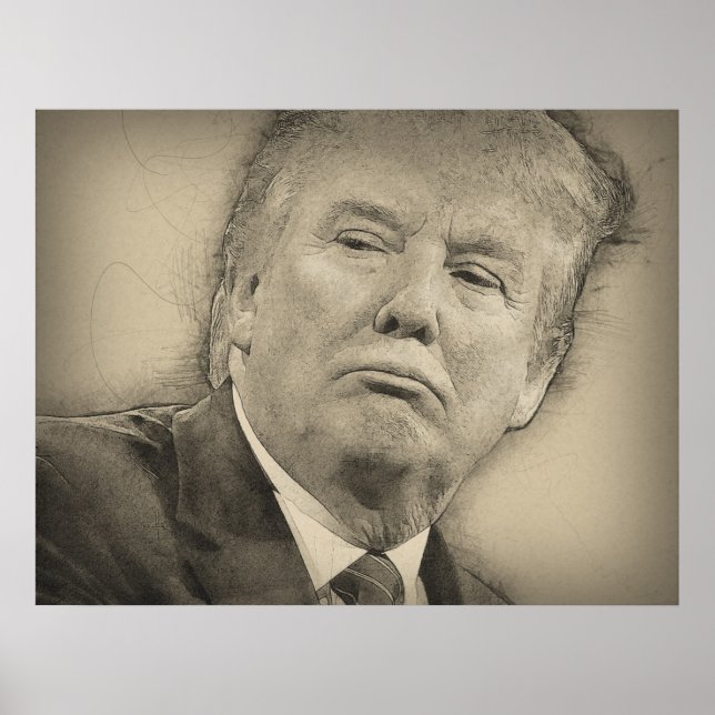 Poster Donald Trump (Devant)