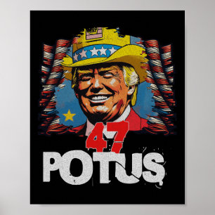 Poster Donald Trump 2024 Trump Pour 47e Président Électio