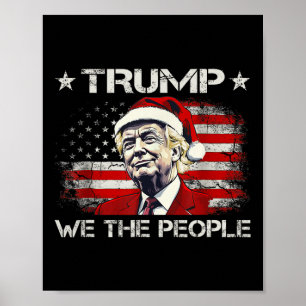 Poster Donald Trump 2025 We The People 4 juillet Ellisy