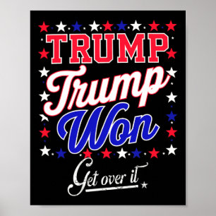 Poster Donald Trump a gagné, il faut s'y faire 2024 Trump