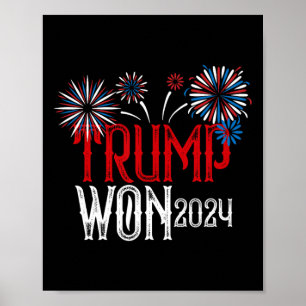 Poster Donald Trump a gagné l'inauguration de l'élection