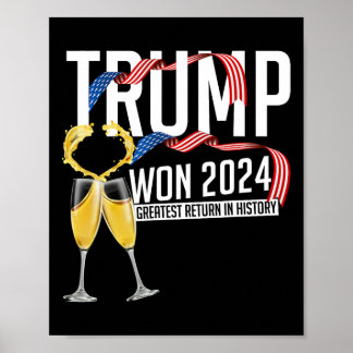 Poster Donald Trump a gagné l'inauguration de l'élection