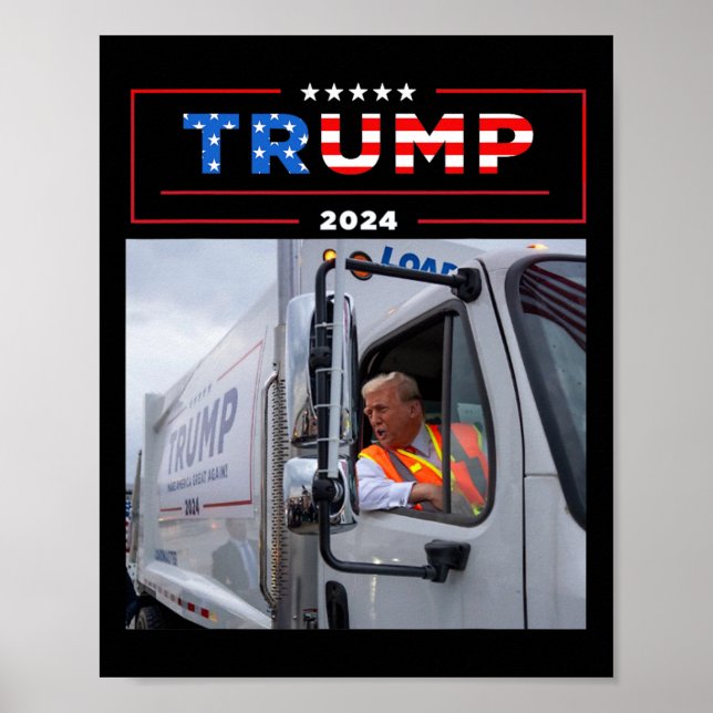 Poster Donald Trump Circule Dans Les Poubelles Chirurgie (Devant)