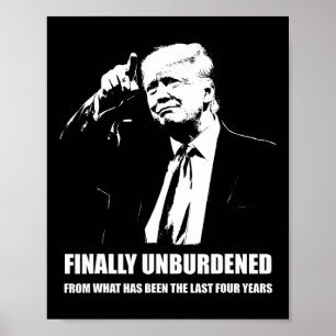 Poster Donald Trump gagne – enfin débarrassé de La