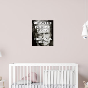Poster Donald Trump La guerre est la paix