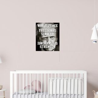 Poster Donald Trump La guerre est la paix