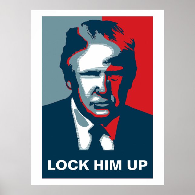Poster Donald Trump LE VERROUILLE (Devant)