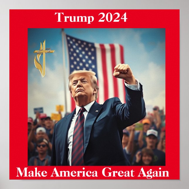 Poster Donald Trump pour le président (Devant)