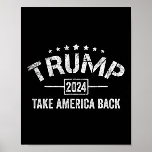 Poster Donald Trump prend l'Amérique Byck 4 juillet Élect