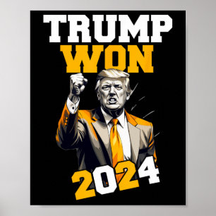 Poster Donald Trump remporte l'investiture électorale de 