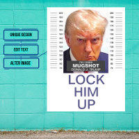 Donald Trump Tiré Sur La Mug Le Verrouiller Couleu