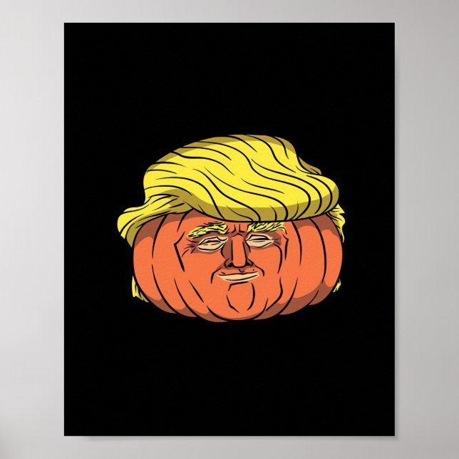 Poster Donald Trumpkin Pumpking (Devant)