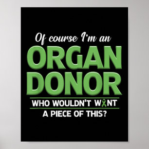 Poster Donateur d'organe Funny Dons d'organe Sensibilisat