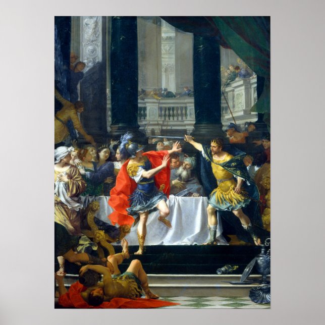 Poster Donato Creti Alexandre le Grand (Devant)