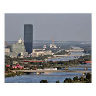 Poster Donaucity, Vienne Autriche