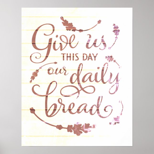 Poster Donne-nous ce jour (Devant)