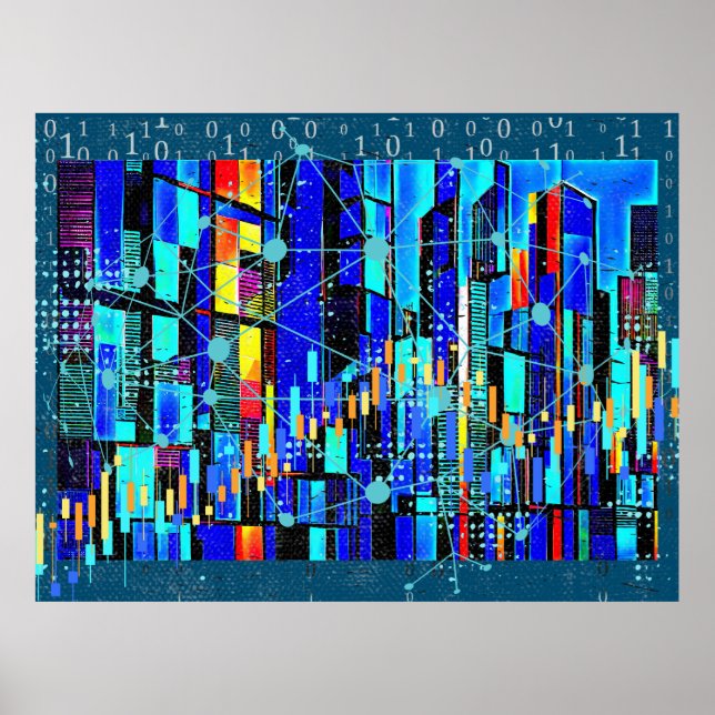 Poster Données Cubistes (Devant)