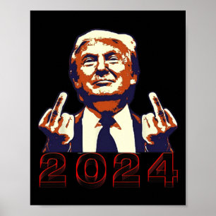 Poster Donner Doigt 2024 Décliner la conception