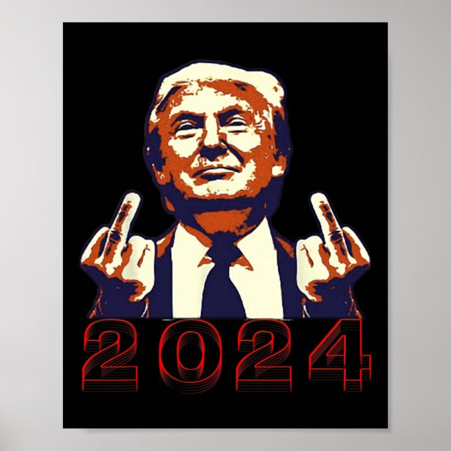 Poster Donner Doigt 2024 Décliner la conception (Devant)