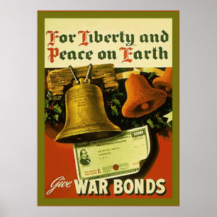 Poster Donnez à ~ de titres d'emprunt de guerre l'affich