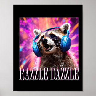 Poster Donnez-leur le Vieux Razzles Dazzles Rétro Y2k 90s