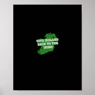 Poster Donnez l'Irlande Ck aux Républicains Irlandais 