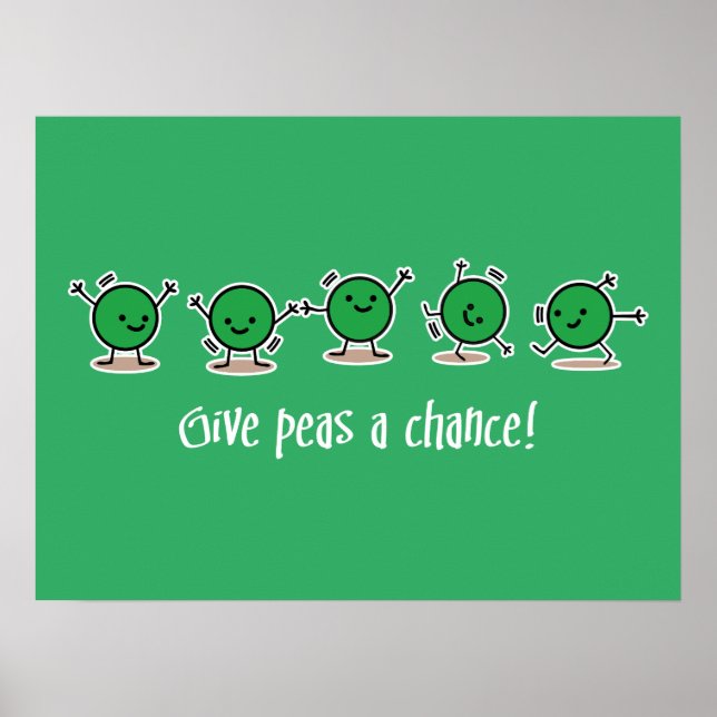 Poster Donnez une chance aux petits pois (Devant)
