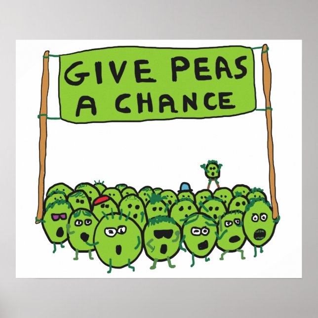 Poster Donnez Une Chance Aux Pois (Devant)