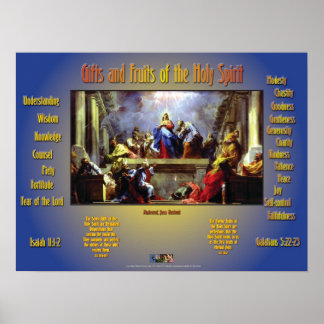 Poster Dons et fruits du Saint-Esprit