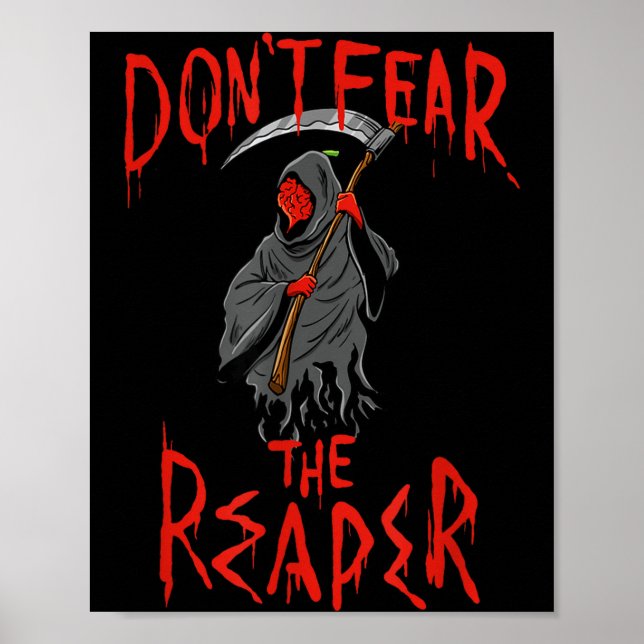 Poster Dont Fear The Carolina Reaper Design  (Devant)