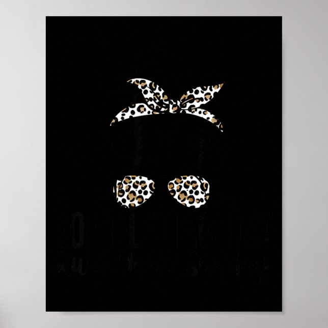 Poster Don't Let Monday Ruin Your Sunday Funny Humor Quot (Devant)